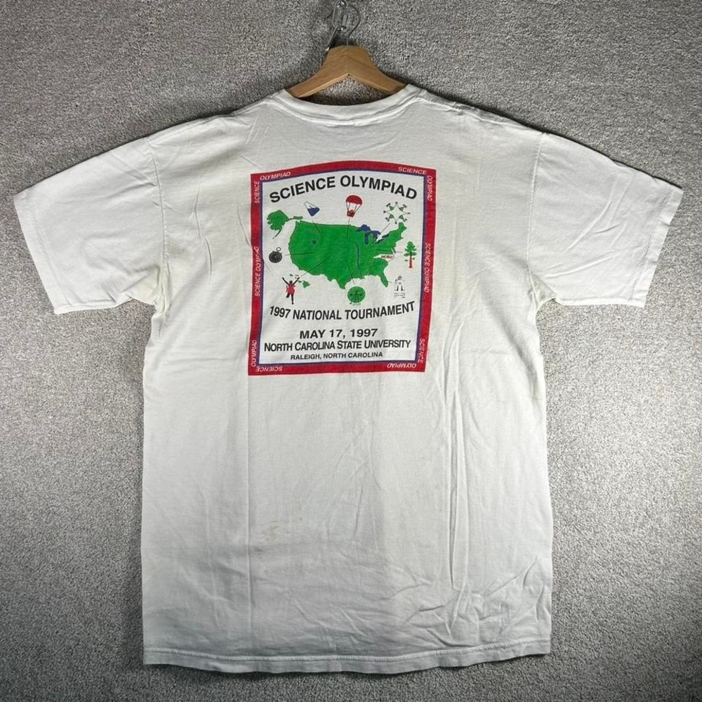 Vintage 1997 North Carolina state university science single stitch tshirt